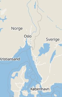 Översiktskarta som visar hela Sverige med en markör som visar ungefär var händelsen inträffat