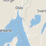 Karta som med röd fyrkant ramar in Rylandsmotet, Knämmotet, Tanum, Västra Götalands län