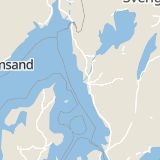 Karta som med röd fyrkant ramar in Rörö, Öckerö, Västra Götalands län