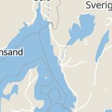 Karta som med röd fyrkant ramar in Tjörn, Västra Götalands län