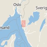 Karta som med röd fyrkant ramar in Brudåsvägen, Munkedal, Västra Götalands län