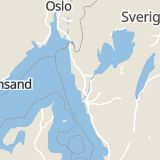 Karta som med röd fyrkant ramar in Henån, Orust, Västra Götalands län