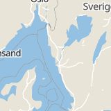 Karta som med röd fyrkant ramar in Myggenäs, Tjörn, Västra Götalands län