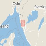 Karta som med röd fyrkant ramar in Hogstorp, Annelund, Uddevalla, Västra Götalands län