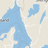 Karta som med röd fyrkant ramar in Kärna, Kungälv, Västra Götalands län