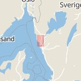 Karta som med röd fyrkant ramar in Göteborgsvägen, Stenungsund, Västra Götalands län