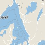 Karta som med röd fyrkant ramar in Arendal, Göteborg, Västra Götalands län