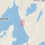 Karta som med röd fyrkant ramar in Nereby, Kungälv, Västra Götalands län