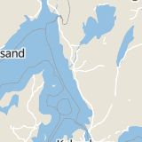 Karta som med röd fyrkant ramar in Väbelgatan, Långedrag, Långedragsvägen, Göteborg, Västra Götalands län