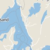 Karta som med röd fyrkant ramar in Hisingsleden, Göteborg, Västra Götalands län