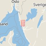 Karta som med röd fyrkant ramar in Ljungskile, Uddevalla, Västra Götalands län