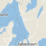 Karta som med röd fyrkant ramar in Kungsbacka, Lerkil, Hallands län