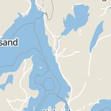 Karta som med röd fyrkant ramar in Masthugget, Göteborg, Västra Götalands län