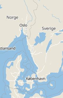Översiktskarta som visar hela Sverige med en markör som visar ungefär var händelsen inträffat