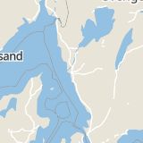 Karta som med röd fyrkant ramar in Ormbunkegatan, Brunnsbo, Göteborg, Västra Götalands län