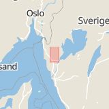 Karta som med röd fyrkant ramar in Uddevalla, Ödeborg, Färgelanda, Västra Götalands län