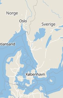 Översiktskarta som visar hela Sverige med en markör som visar ungefär var händelsen inträffat