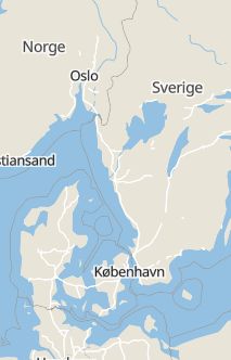 Översiktskarta som visar hela Sverige med en markör som visar ungefär var händelsen inträffat