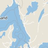 Karta som med röd fyrkant ramar in Bifrostgatan, Göteborgsvägen, Mölndal, Västra Götalands län