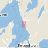 Karta som med röd fyrkant ramar in Onsala, Kungsbacka, Hallands län