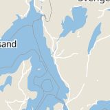 Karta som med röd fyrkant ramar in Hjällbo, Göteborg, Västra Götalands län