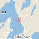 Karta som med röd fyrkant ramar in Onsalavägen, Vickavägen, Kungsbacka, Hallands län