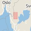 Karta som med röd fyrkant ramar in Håbol, Dals-ed, Västra Götalands län