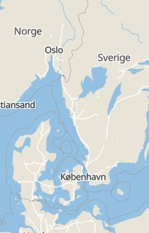 Översiktskarta som visar hela Sverige med en markör som visar ungefär var händelsen inträffat