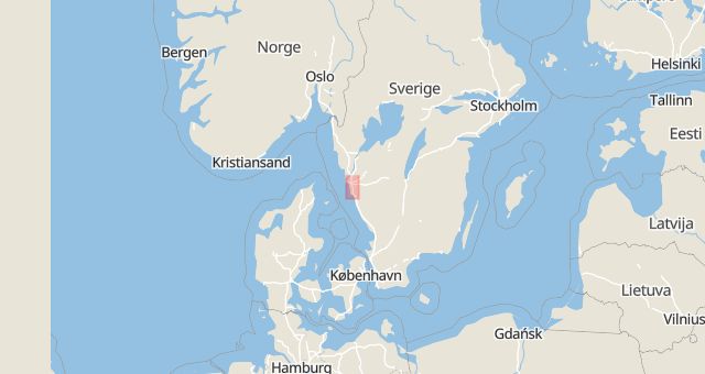 Karta som med röd fyrkant ramar in Torrekulla, Mölndal, Västra Götalands län