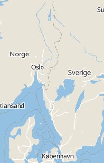Översiktskarta som visar hela Sverige med en markör som visar ungefär var händelsen inträffat