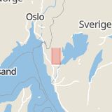 Karta som med röd fyrkant ramar in Genavägen, Högsäter, Färgelanda, Västra Götalands län
