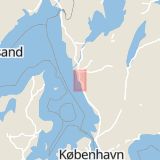 Karta som med röd fyrkant ramar in Kungsbacka, Lokes Väg, Hallands län