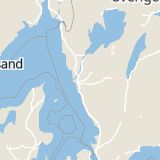 Karta som med röd fyrkant ramar in Bergsjövägen, Göteborg, Västra Götalands län