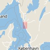 Karta som med röd fyrkant ramar in Resecentrum, Kungsbacka, Hallands län
