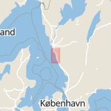 Karta som med röd fyrkant ramar in Sörviksvägen, Hallands län