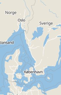 Översiktskarta som visar hela Sverige med en markör som visar ungefär var händelsen inträffat