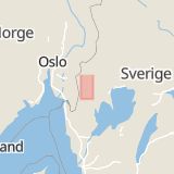 Karta som med röd fyrkant ramar in Storgatan, Colorama, Årjäng, Värmlands län