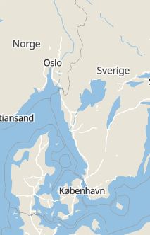 Översiktskarta som visar hela Sverige med en markör som visar ungefär var händelsen inträffat