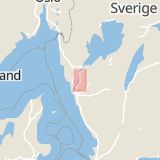 Karta som med röd fyrkant ramar in Lödöse, Vänersborg, Lilla edet, Västra Götalands län