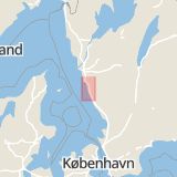 Karta som med röd fyrkant ramar in Frillesås, Kungsbacka, Hallands län