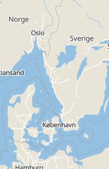 Översiktskarta som visar hela Sverige med en markör som visar ungefär var händelsen inträffat
