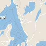 Karta som med röd fyrkant ramar in Härrydavägen, Landvetter, Härryda, Västra Götalands län