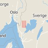 Karta som med röd fyrkant ramar in Floraleden, Bengtsfors, Västra Götalands län