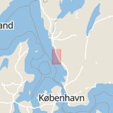 Karta som med röd fyrkant ramar in Snidaregatan, Varberg, Hallands län