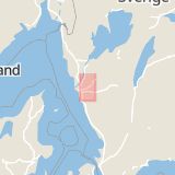 Karta som med röd fyrkant ramar in Lerum, Västra Götalands län