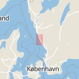 Karta som med röd fyrkant ramar in Kastanjevägen, Varberg, Hallands län