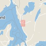 Karta som med röd fyrkant ramar in Ryamotet, Härryda, Västra Götalands län
