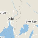 Karta som med röd fyrkant ramar in Charlottenberg, Charlottenbergsvägen, Eda, Värmlands län