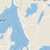 Karta som med röd fyrkant ramar in Hedeforsvägen, Lerum, Västra Götalands län