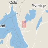 Karta som med röd fyrkant ramar in Vadarevägen, Trollhättan, Västra Götalands län